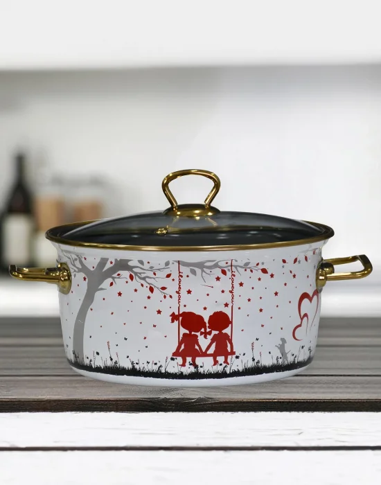 PR Home Love Emaye Kızartma Tenceresi 22 cm