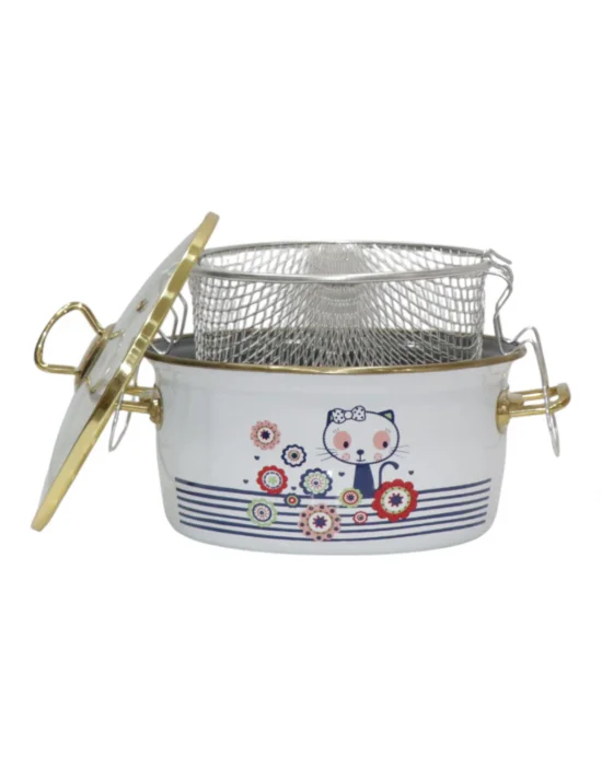 PR Home Kitty Emaye Kızartma Tenceresi 22 cm