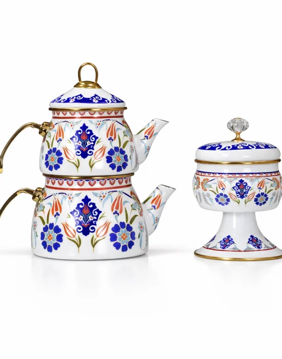 PR Home Neslişah Emaye Ayaklı Şekerlik