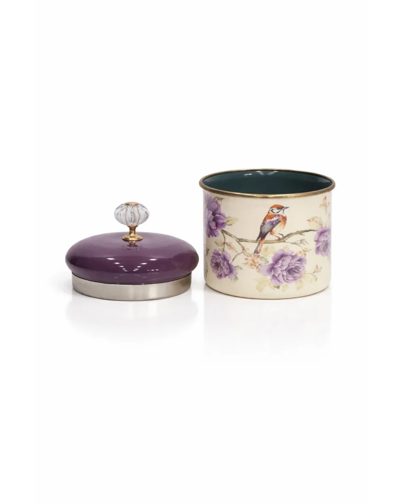 PR Home Fiorella Emaye Baharatlık Kavanoz Küçük Boy 10 cm