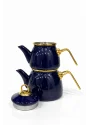 PR Home Emaye Mini Model Emaye Çaydanlık Lacivert