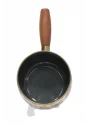 PR Home Fiorella Emaye Ahşap Saplı Haşlama ve Sos Tavası 16 cm Bombeli