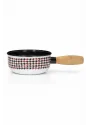 PR Home Forte Black Emaye Ahşap Saplı Haşlama ve Sos Tavası 16 cm