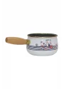 PR Home Kitty Emaye Ahşap Saplı Haşlama ve Sos Tavası 14 cm Bombeli