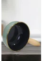 PR Home Soft Green Emaye Ahşap Saplı Haşlama ve Sos Tavası 16 cm