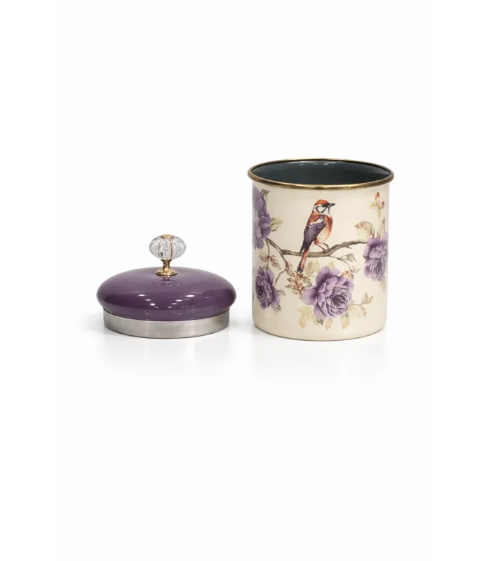 PR Home Fiorella Emaye Baharatlık Kavanoz Büyük Boy 14 cm