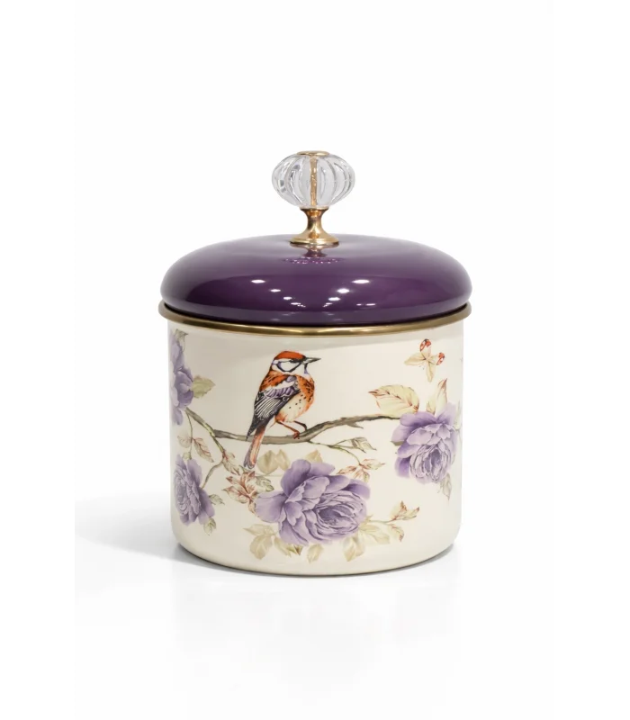 PR Home Fiorella Emaye Baharatlık Kavanoz Küçük Boy 10 cm