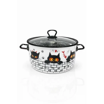 PR Home Cat Emaye Kızartma Tenceresi 22 cm