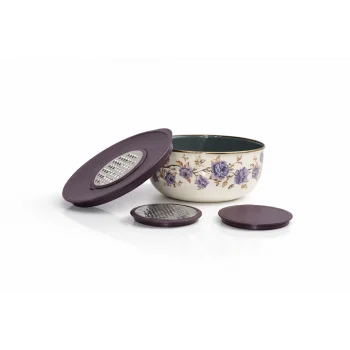 PR Home Fiorella 5 Parça Rendeli Karıştırma Kabı / Saklama Kabı Büyük Boy