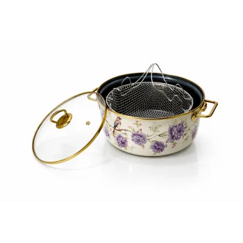 PR Home Fiorella Emaye Kızartma Tenceresi 18 cm