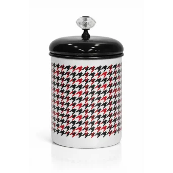 PR Home Forte Black Emaye Baharatlık Kavanoz Büyük Boy 14 cm