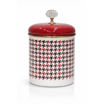 PR Home Forte Red Emaye Baharatlık Kavanoz Orta Boy 12 cm