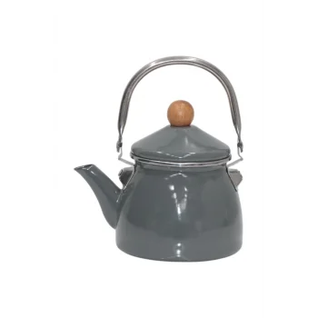 PR Home Gray Emaye Demlik Kettle Küçük 1.1 LT