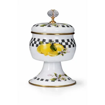 PR Home Lemon Emaye Ayaklı Şekerlik