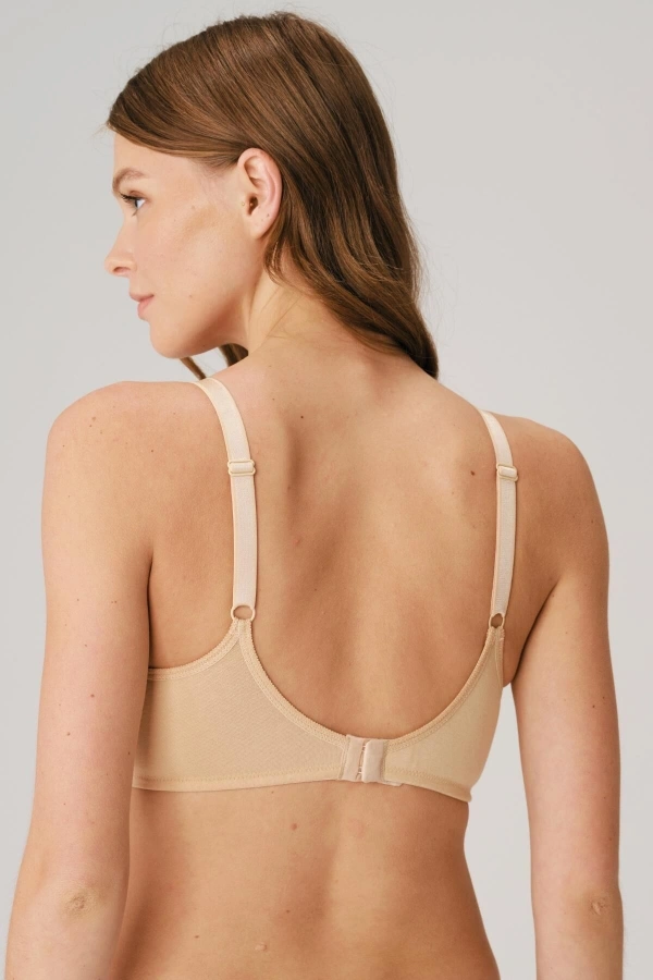 Koza Kadın Pamuklu Boş Kap Balensiz Lohusa Emzirme Sütyeni - Ten