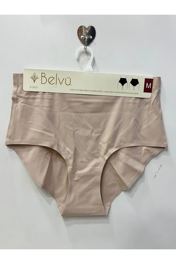 BELVÜ LAZER KESİM YÜKSEK BEL GÖRÜNMEZ KİLOT-AÇIK VİZYON