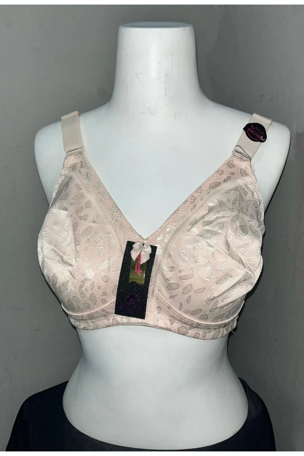 Nergiz Kadın C Cup Penye Kumaş Balensiz Ten Sütyen