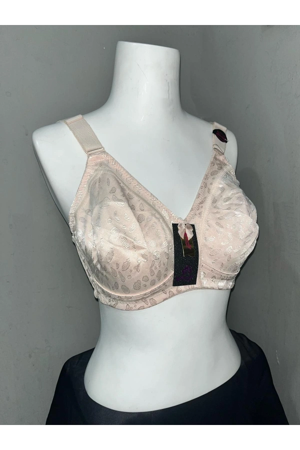 Nergiz Kadın C Cup Penye Kumaş Balensiz Ten Sütyen