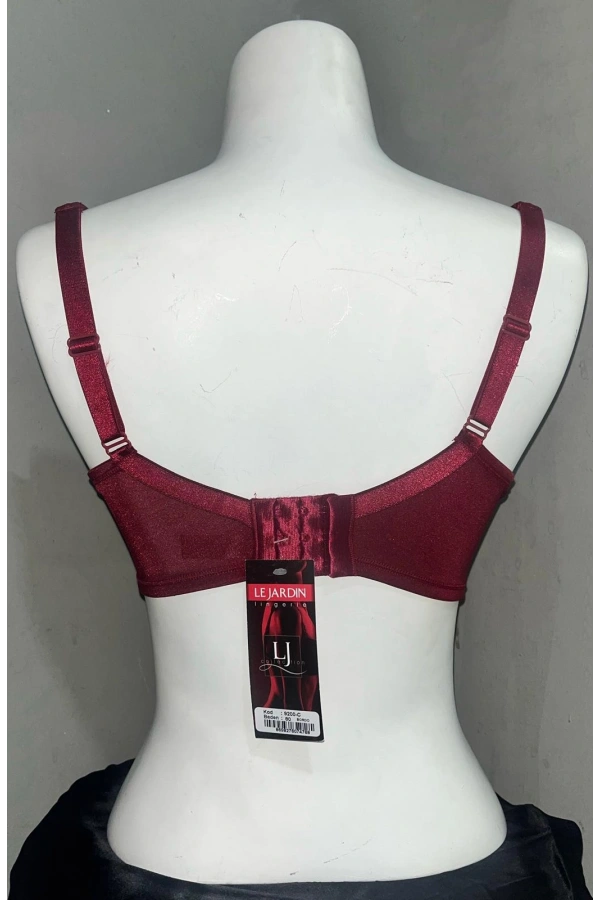 Le Jardin Kadın Tüllü Toparlayıcı Soft Cup Bordo Sütyen