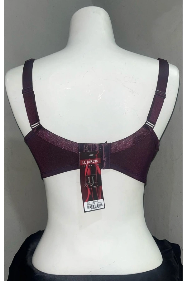 Le Jardin Kadın Tüllü Toparlayıcı Soft Cup Mürdüm Sütyen