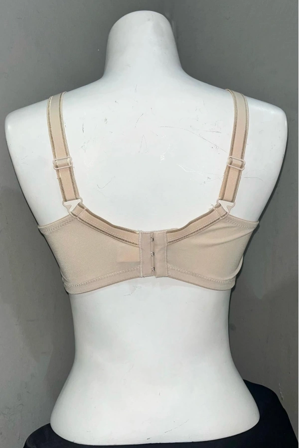 F.K Kadın Tül Detaylı Balensiz Toparlayıcı Ten Sütyen