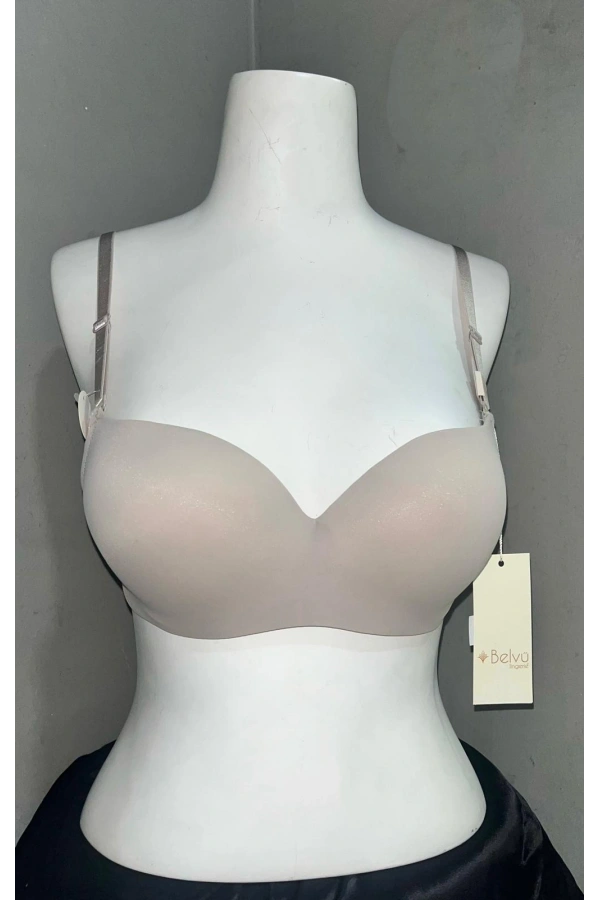 Belvü Kadın Dolgulu Mikro Destekli Mor Sütyen