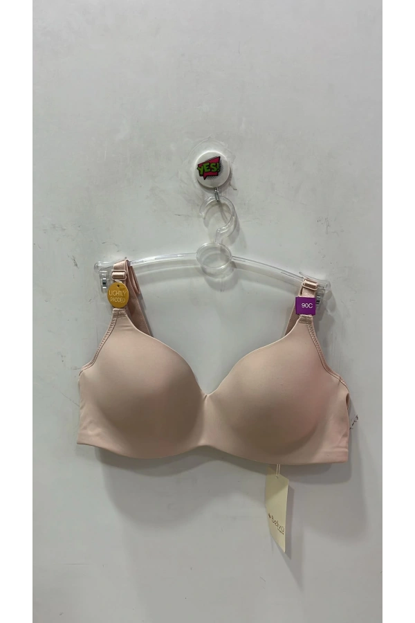 Kadın C Cup Dolgusuz Dantel Detaylı Vizon Sütyen – 1108