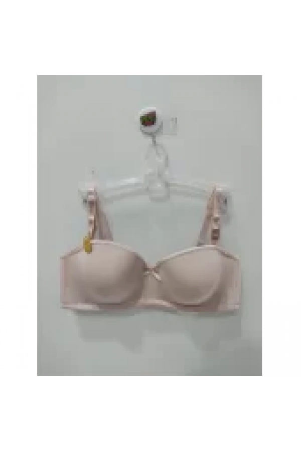 Belvü Mesh Kumaş C Cup İçi Boş Straplez Kadın A. Vizyon Sütyen - 1221