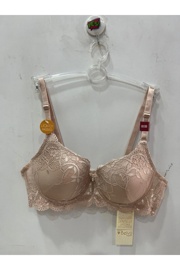 Belvü Dantel Detaylı İçi Boş Açık Vizyon Kadın Sütyen - 1113