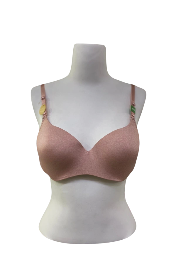 BELVÜ İÇİ BOŞ MİKRO MELANJ SÜTYEN-BAL KÖPÜĞÜ