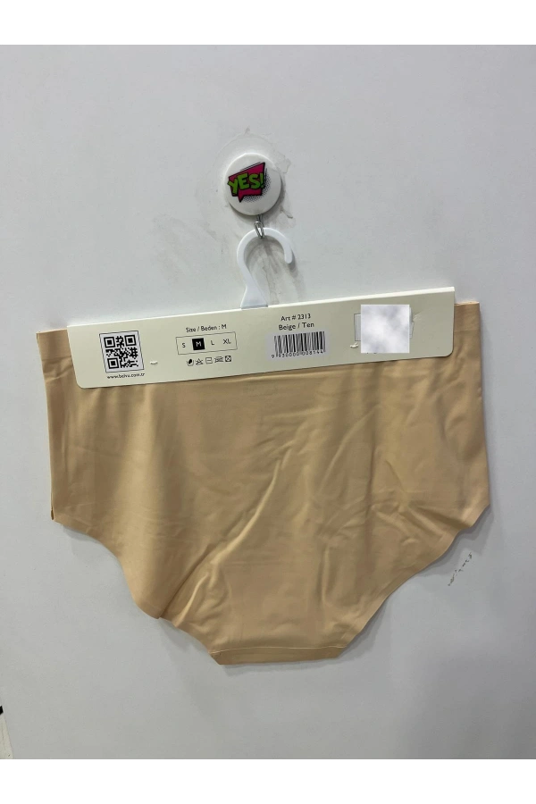 BELVÜ Kadın Lazer Kesim Yüksek Bel İz Yapmayan Ten Külot