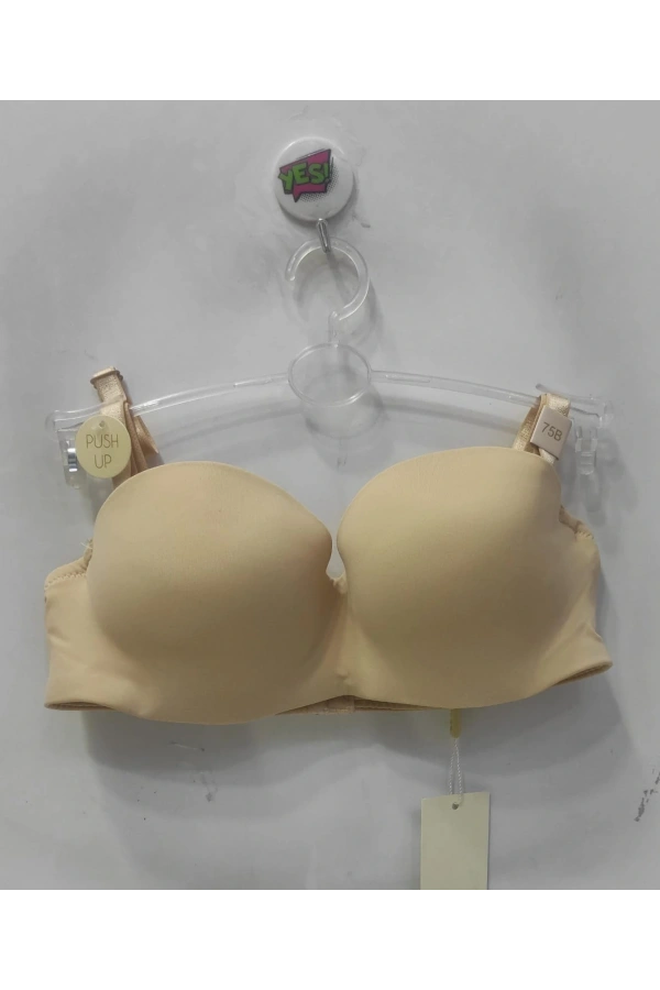 Belvü Straplez Dolgulu Mikro Tulum Sütyen 1110 -Ten