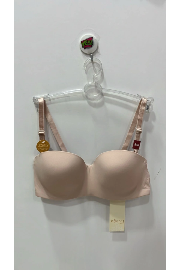 Belvü Straplez Dolgusuz Mikro Tulum Açık Vizyon Sütyen