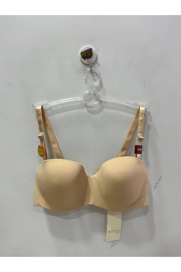 Belvü Straplez Dolgusuz Mikro Ten Tulum Sütyen - 111