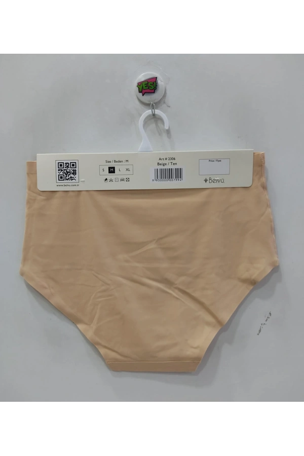 Belvü Kadın Yüksek Bel Lazer Kesim Ten Külot