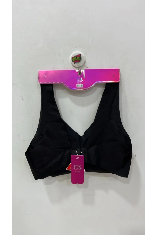 Kadın Lazer Kesim Balensiz Hafif Destekli Siyah Sütyen - 1245