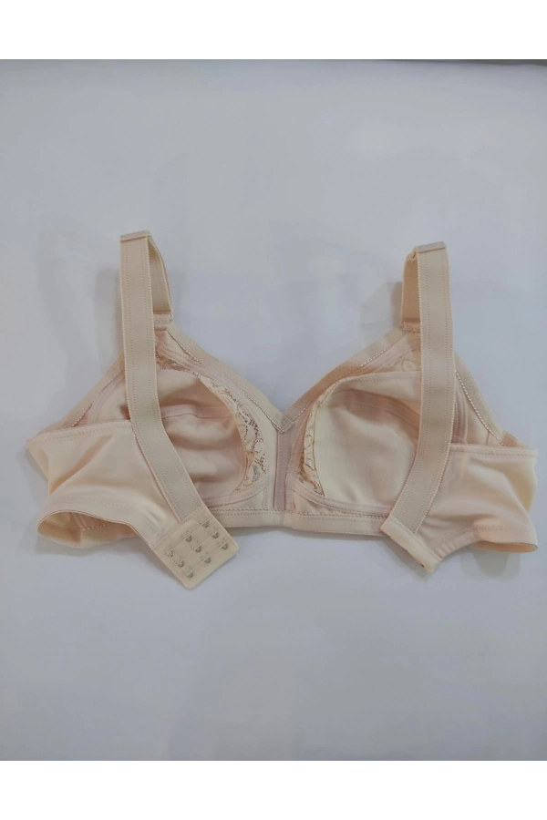 F.K Dantel Detaylı Toparlayıcı Ten Sütyen - 1003