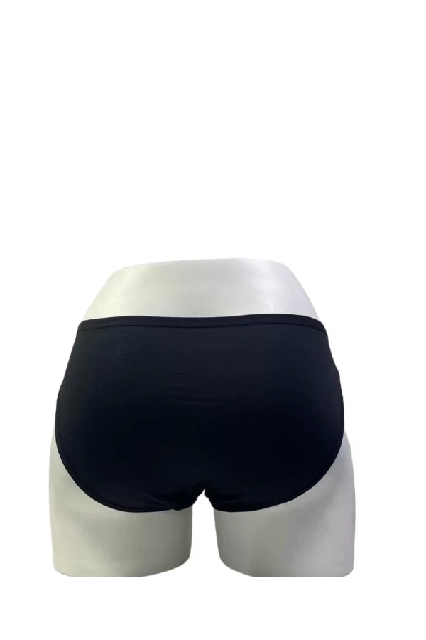 KOLCU BATO BİKİNİ KİLOT-SİYAH