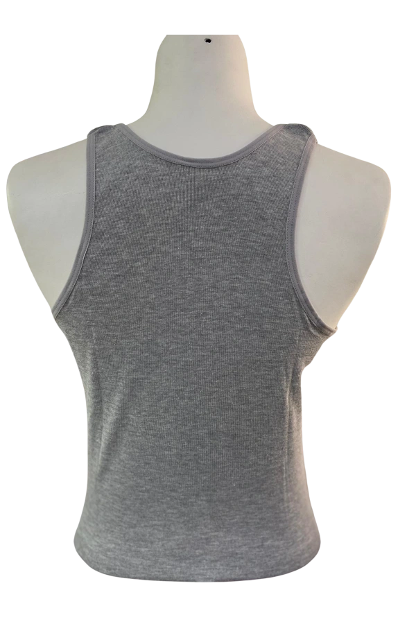 KOLCU RİBANA KADIN KALIN ASKILI ATLET KB410-GRİ