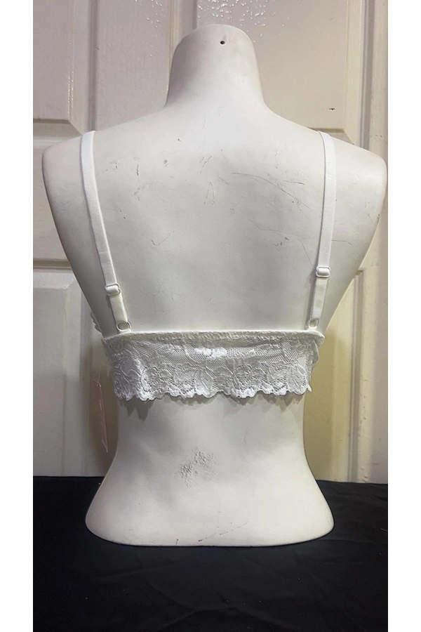 Koza Kadın Desteksiz İpli Soft Bralet Sütyen-EKRU