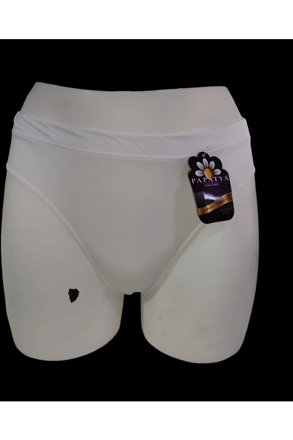 PAPATYA İNCE MİKRO BİKİNİ KİLOT-BEYAZ