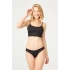 COTTONHİLL Siyah Klasik Basic Lazer Kesim Kadın Bikini Külot-0462-SİYAH