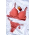 Tılsım Lingerie Love Secret Taşlı Mikro Dolgulu Kiremit Sütyen Takımı - 250