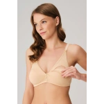 Koza Kadın Pamuklu Boş Kap Balensiz Lohusa Emzirme Sütyeni - Ten