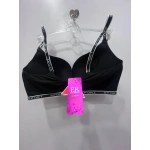 F.K Kadın Balensiz Dolgulu Lazer Kesim Siyah Sütyen