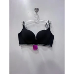 F.K Kadın Balensiz Dolgulu Lazer Kesim Siyah Sütyen