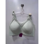 FK Kadın Balensiz Lazer Kesim Tül Detaylı Mint Yeşili Sütyen