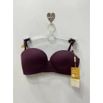 Belvü Kadın Telsiz Double Dolgulu Straplez Mor Sütyen