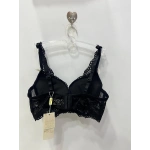 Belvü Kadın Balenli Dolgulu Dantel Detaylı Siyah Sütyen