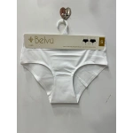 BELVÜ LAZER KESİM HİPSTER KİLOT-BEYAZ